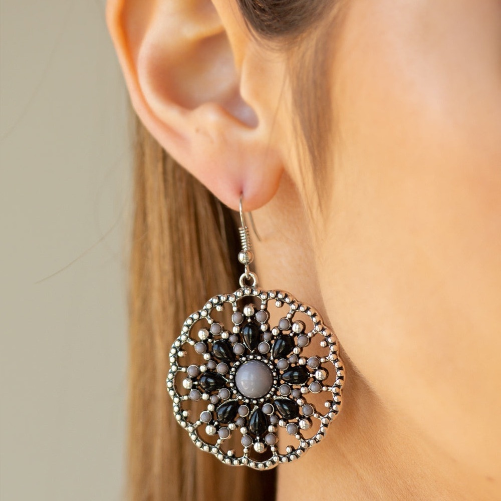 Mardi Gras Garden Earrings